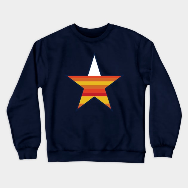 Houston Tequila Star Crewneck Sweatshirt by StickyHenderson